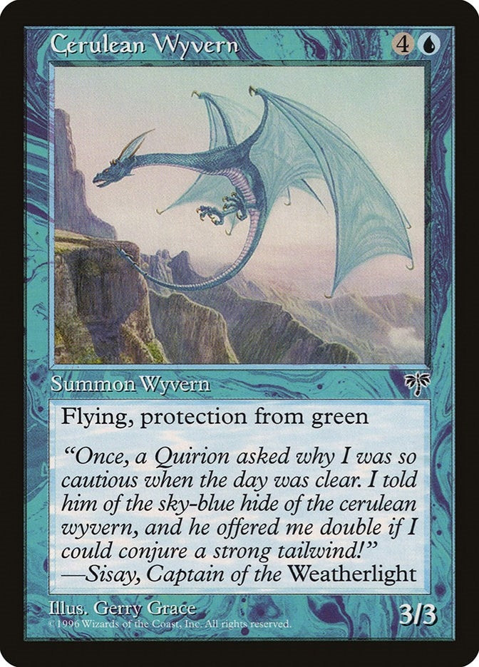 Cerulean Wyvern [MIR] - MTG Single