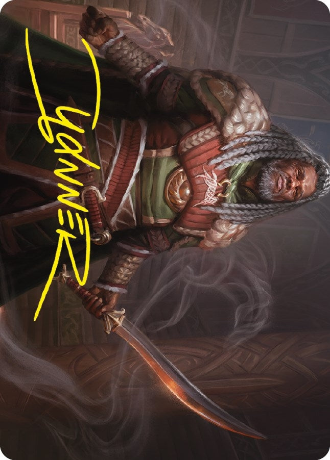 Theoden King of Rohan Art Card (Gold-Stamped Signature) (25) [ASLTR] - MTG Single