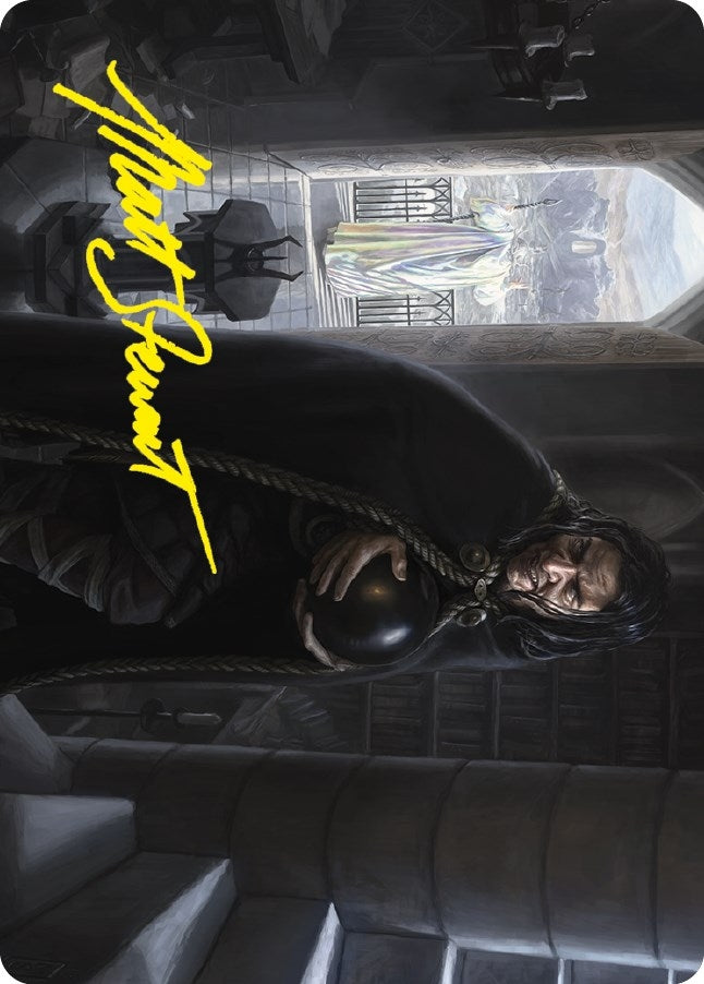Grima Saruman’s Footman Art Card (Gold-Stamped Signature) (63) [ASLTR] - MTG Single