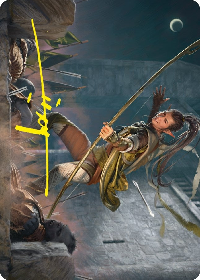 Legolas Counter of Kills Art Card (Gold-Stamped Signature) (17) [ASLTR] - MTG Single