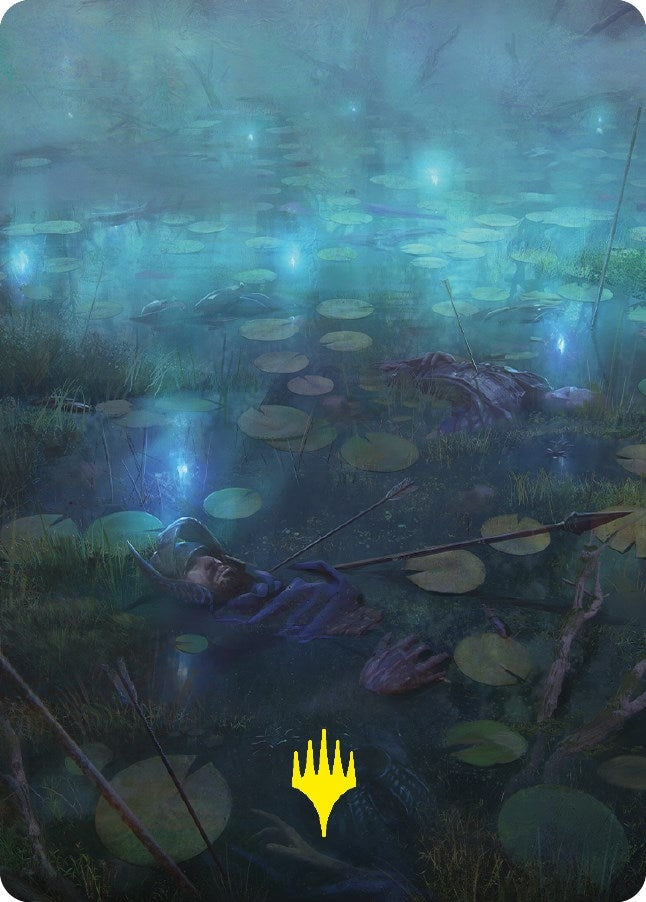 The Dead Marshes Art Card (Gold-Stamped Signature) (79) [ASLTR] - MTG Single