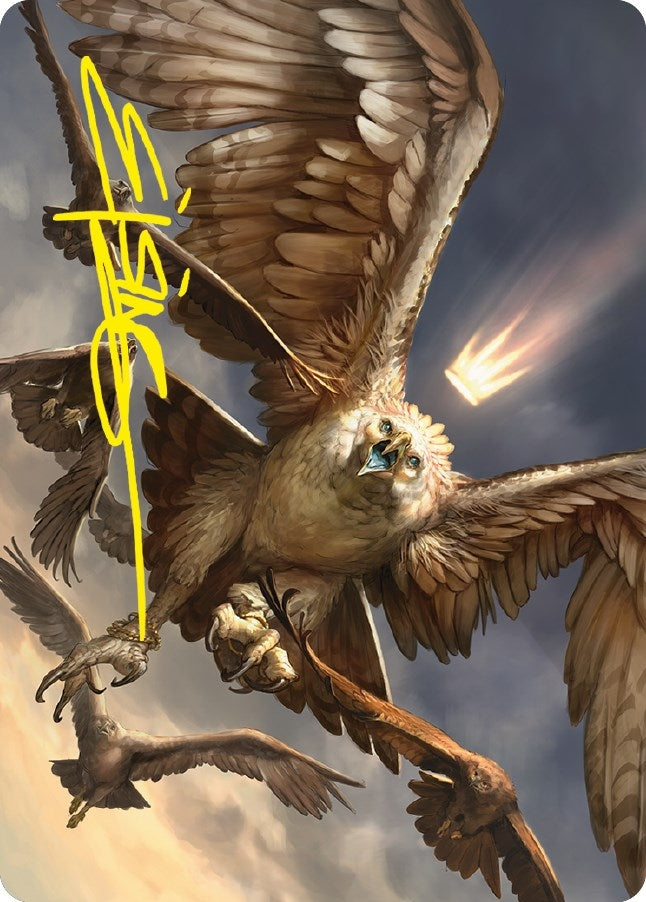 Gwaihir Greatest of the Eagles Art Card (Gold-Stamped Signature) (59) [ASLTR] - MTG Single