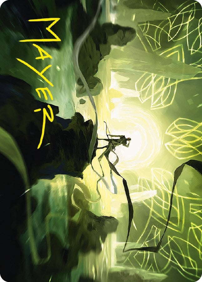 Legolas Master Archer Art Card (Gold-Stamped Signature) (45) [ASLTR] - MTG Single