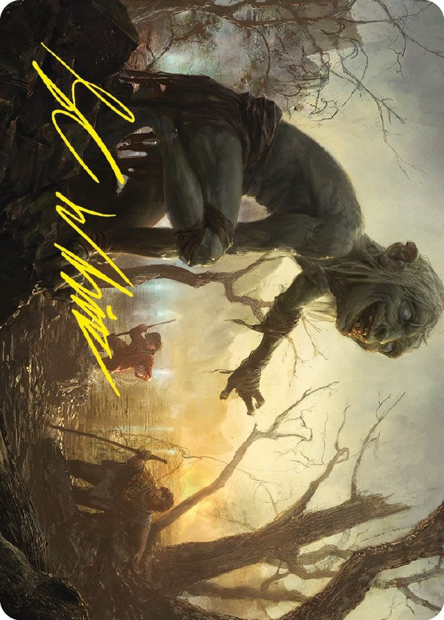 Smeagol Helpful Guide Art Card (Gold-Stamped Signature) (24) [ASLTR] - MTG Single