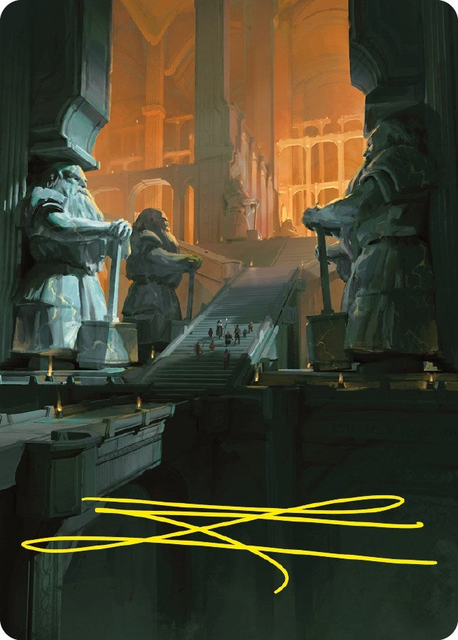 Mines of Moria Art Card (Gold-Stamped Signature) (56) [ASLTR] - MTG Single