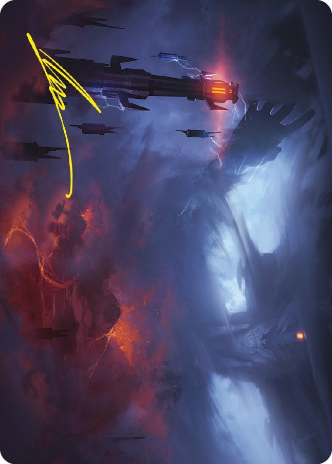 Shadow of the Enemy Art Card (Gold-Stamped Signature) (8) [ASLTR] - MTG Single