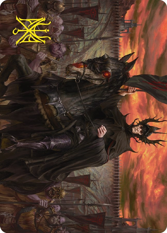 The Mouth of Sauron Art Card (Gold-Stamped Signature) (18) [ASLTR] - MTG Single