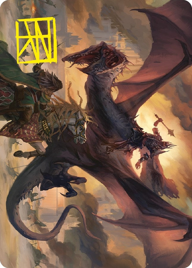 Witch-king Bringer of Ruin Art Card (Gold-Stamped Signature) (34) [ASLTR] - MTG Single
