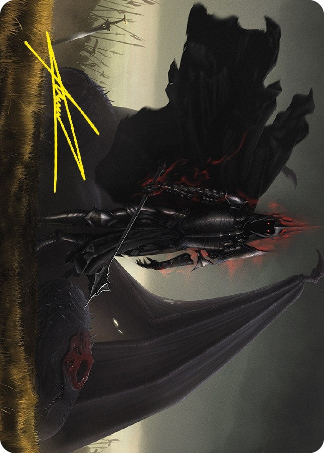 Witch-king of Angmar Art Card (Gold-Stamped Signature) (43) [ASLTR] - MTG Single
