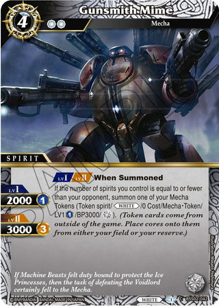 Gunsmith Mime (2042) [BSS02] - Battle Spirits Saga Single