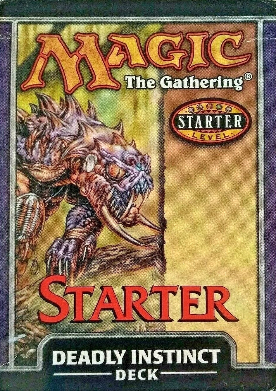Starter 1999 Theme Deck - Deadly Instinct [S99] - MTG Sealed