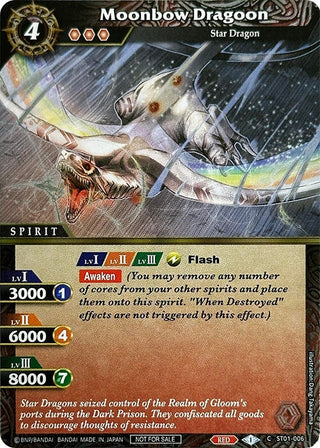 Moonbow Dragoon (Silver Foil) (1006) [ST01] - Battle Spirits Saga Single
