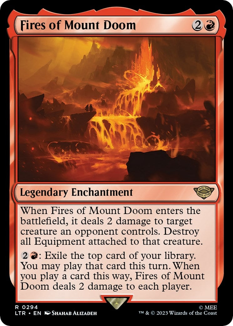Fires of Mount Doom (294) [LTR] - MTG Single
