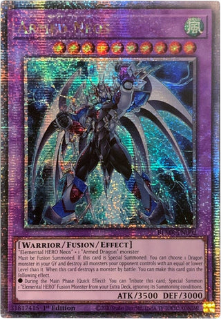 Armed Neos (Quarter Century Secret Rare) (2) (BLMR) - YuGiOh Single