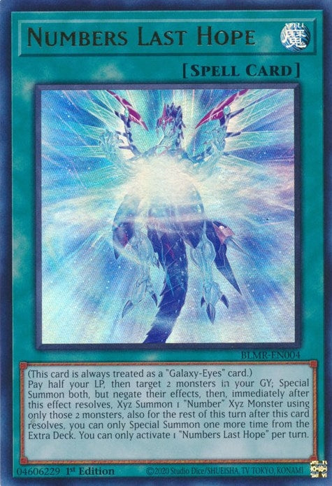 Numbers Last Hope (4) (BLMR) - YuGiOh Single