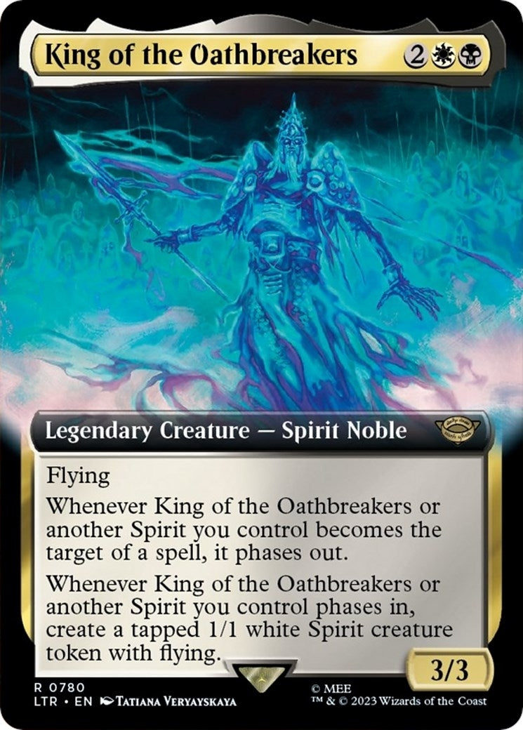King of the Oathbreakers (Extended Art) (Surge Foil) (780) [LTR] - MTG Single