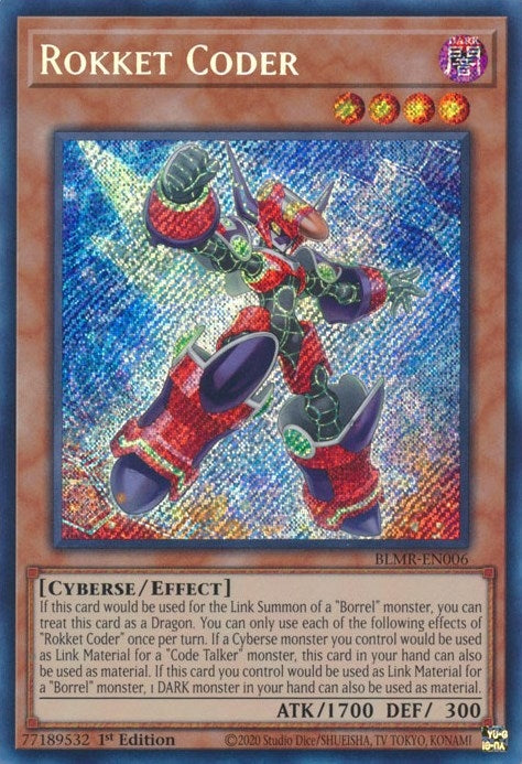 Rokket Coder (6) (BLMR) - YuGiOh Single