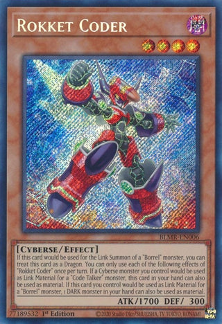 Rokket Coder (6) (BLMR) - YuGiOh Single