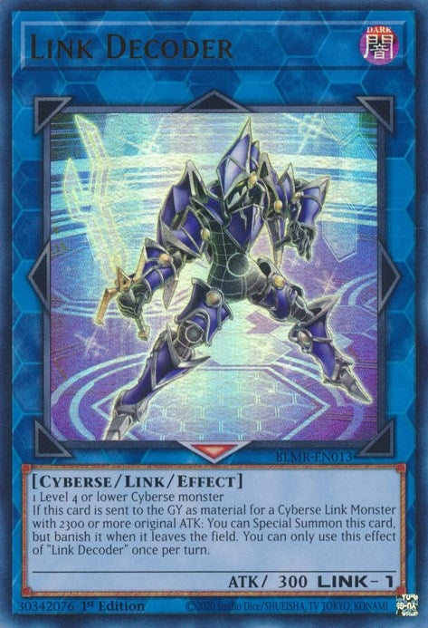 Link Decoder (13) (BLMR) - YuGiOh Single