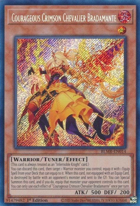 Courageous Crimson Chevalier Bradamante (14) (BLMR) - YuGiOh Single