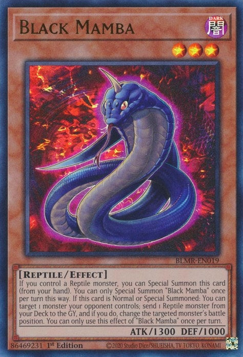 Black Mamba (19) (BLMR) - YuGiOh Single