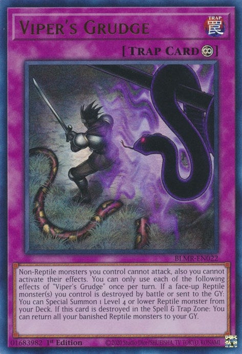 Viper’s Grudge (22) (BLMR) - YuGiOh Single