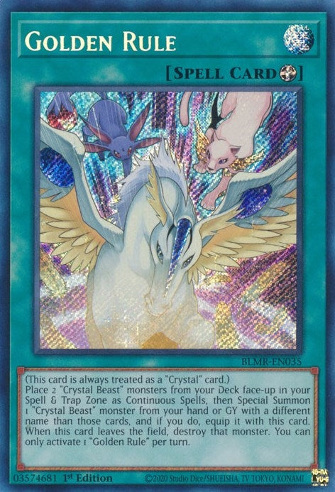Golden Rule (35) (BLMR) - YuGiOh Single