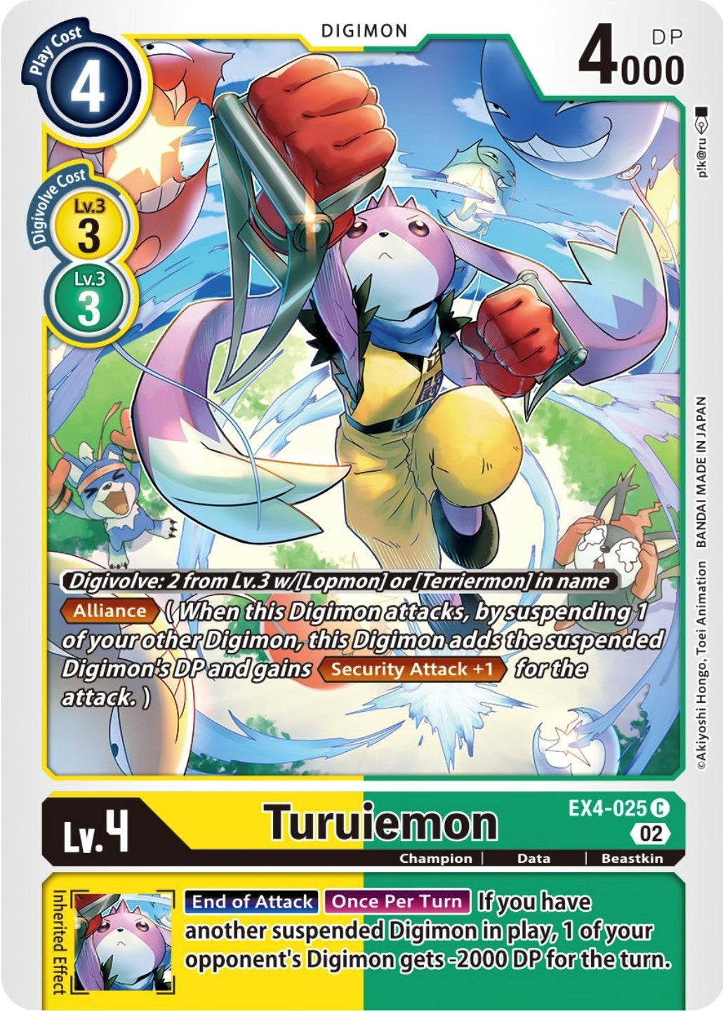 Turuiemon (4025) [EX04] - Digimon Card Game Single