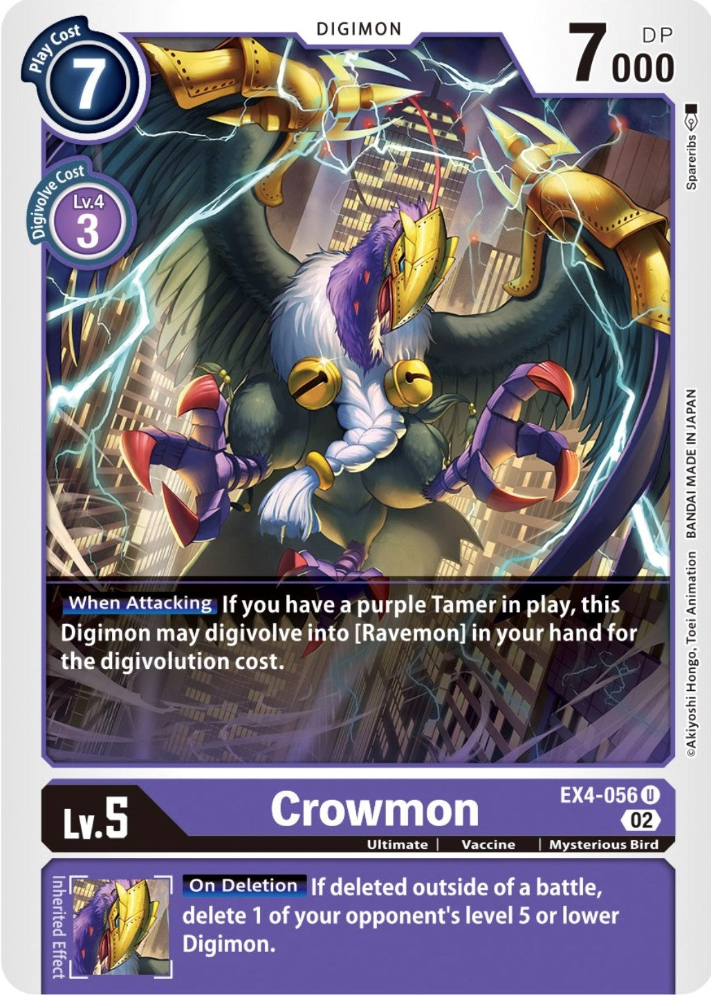 Crowmon (4056) [EX04] - Digimon Card Game Single
