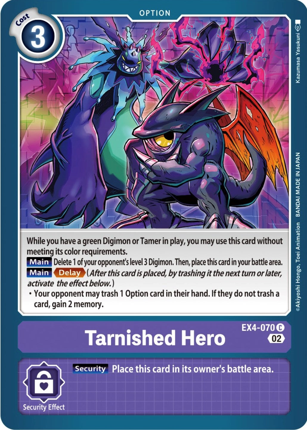 Tarnished Hero (4070) [EX04] - Digimon Card Game Single