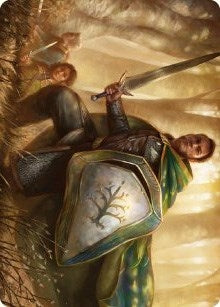 Boromir Warden of the Tower Art Card (1) [ASLTR] - MTG Single
