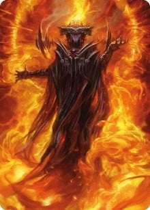 Sauron the Dark Lord Art Card (21) [ASLTR] - MTG Single