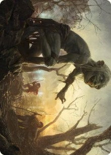 Smeagol Helpful Guide Art Card (24) [ASLTR] - MTG Single