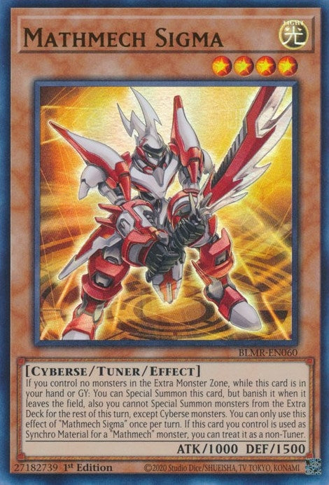 Mathmech Sigma (60) (BLMR) - YuGiOh Single