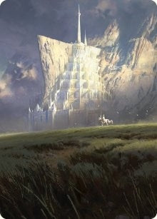 Minas Tirith Art Card (55) [ASLTR] - MTG Single