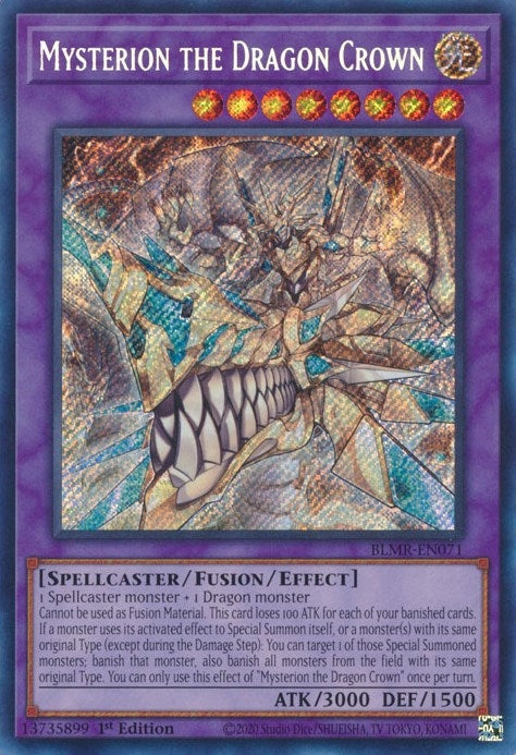 Mysterion the Dragon Crown (71) (BLMR) - YuGiOh Single