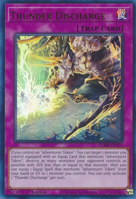 Thunder Discharge (101) (BLMR) - YuGiOh Single