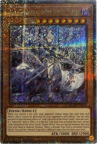 Lady Labrynth of the Silver Castle (Quarter Century Secret Rare) (104) (BLMR) - YuGiOh Single