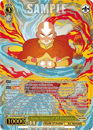 Aang: Master of All Elements (SEC) (4002) [ATLA/WX04] - Weiss Schwarz Single