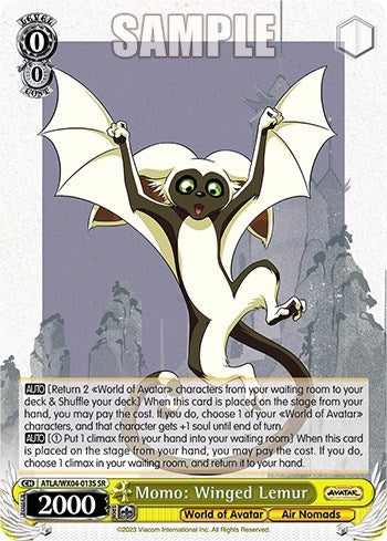 Momo: Winged Lemur (SR) (4013) [ATLA/WX04] - Weiss Schwarz Single