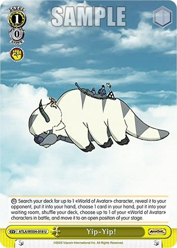 Yip-Yip! (4018) [ATLA/WX04] - Weiss Schwarz Single