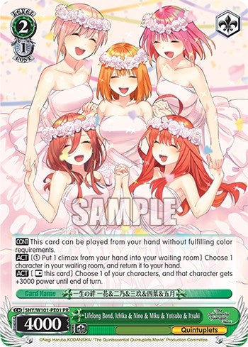 Lifelong Bond Ichika & Nino & Miku & Yotsuba & Itsuki (5) - Weiss Schwarz Single
