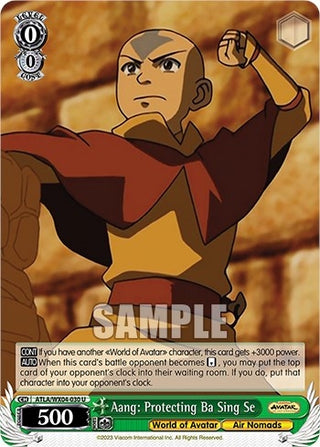 Aang: Protecting Ba Sing Se (4030) [ATLA/WX04] - Weiss Schwarz Single
