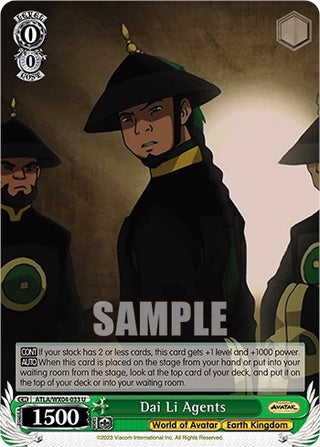 Dai Li Agents (4033) [ATLA/WX04] - Weiss Schwarz Single