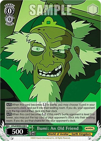 Bumi: An Old Friend (4038) [ATLA/WX04] - Weiss Schwarz Single
