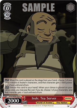 Iroh: Tea Server (4053) [ATLA/WX04] - Weiss Schwarz Single