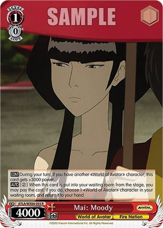 Mai: Moody (4055) [ATLA/WX04] - Weiss Schwarz Single