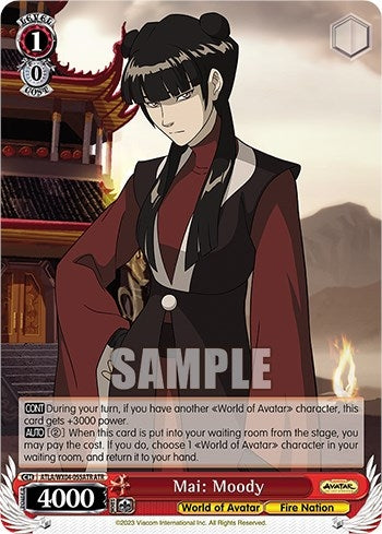 Mai: Moody (ATR) (4055) [ATLA/WX04] - Weiss Schwarz Single