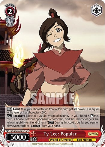 Ty Lee: Popular (ATR) (4057) [ATLA/WX04] - Weiss Schwarz Single