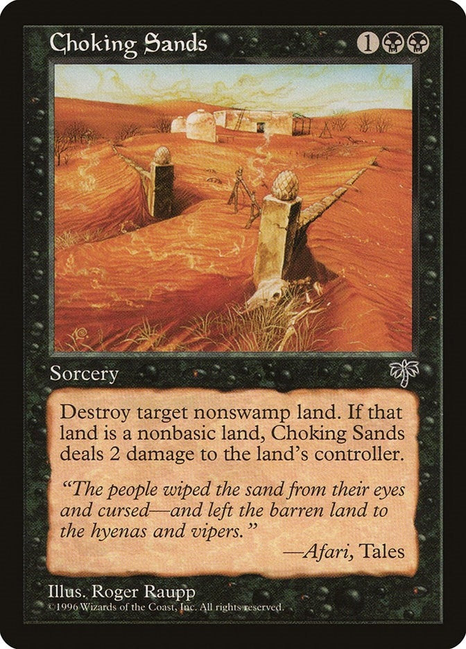 Choking Sands [MIR] - MTG Single